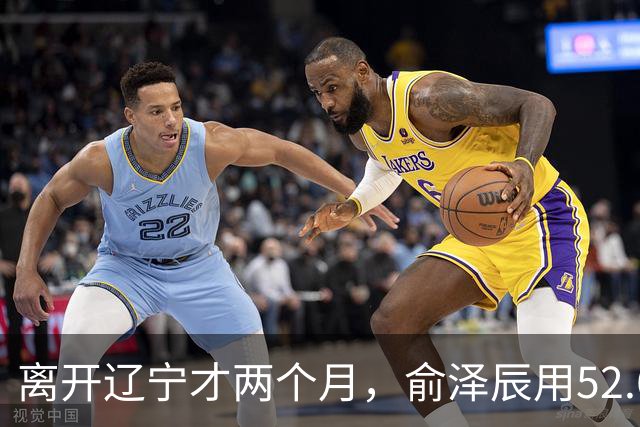 离开辽宁才两个月，俞泽辰用52.6%的三分命中率在广厦主场投进反超球